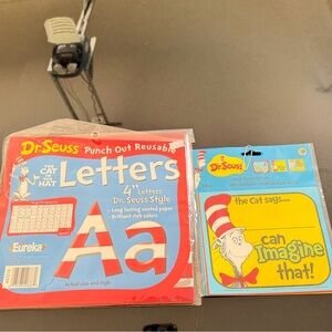 Eureka brand Dr. Seuss Letters Decor Pack - Red, White